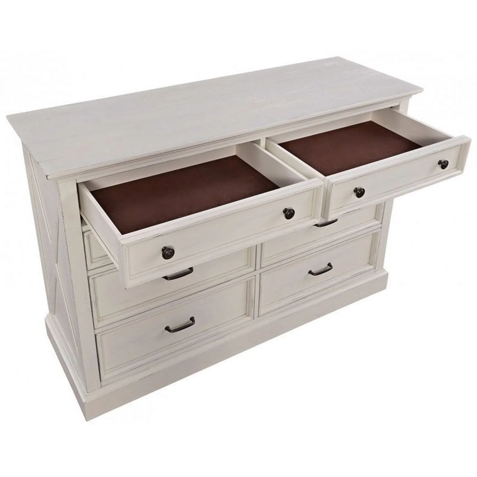 Home Square 3-Piece Set with Queen Headboard and Nightstand & Dresser