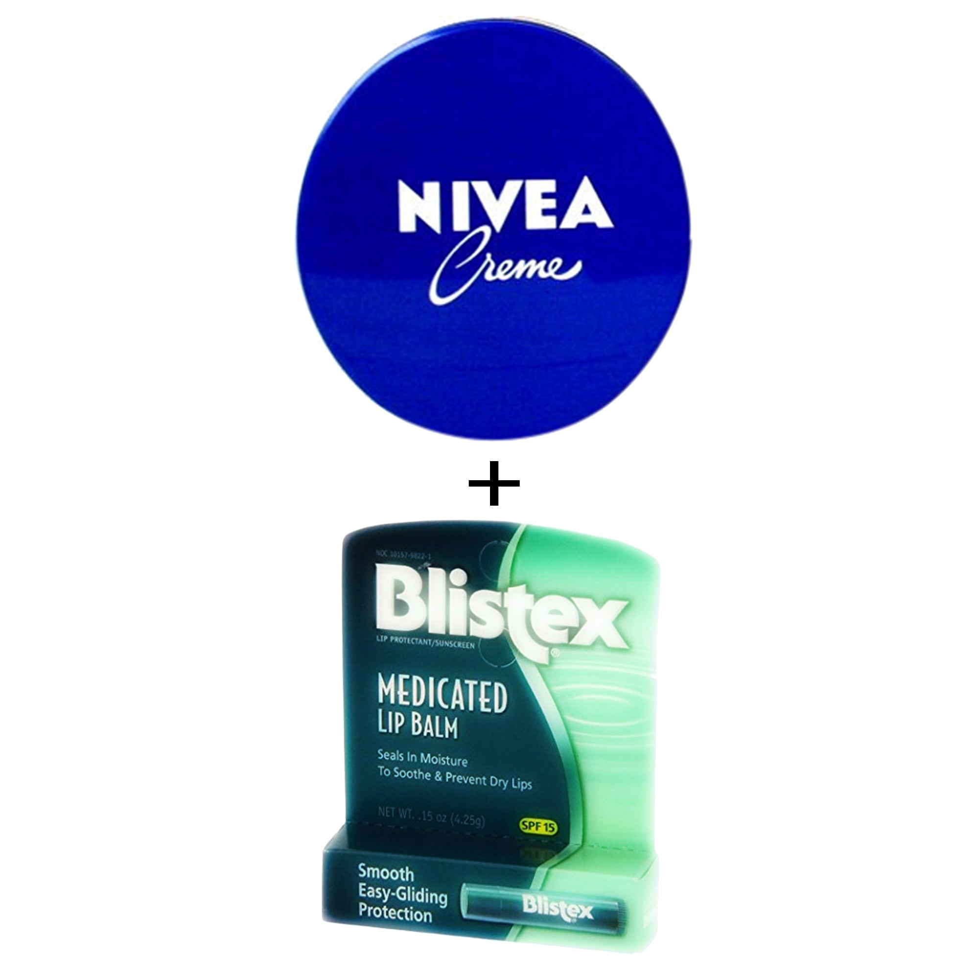 Blistex Medicated Lip Balm & Nivea Cream (150Ml) 160259