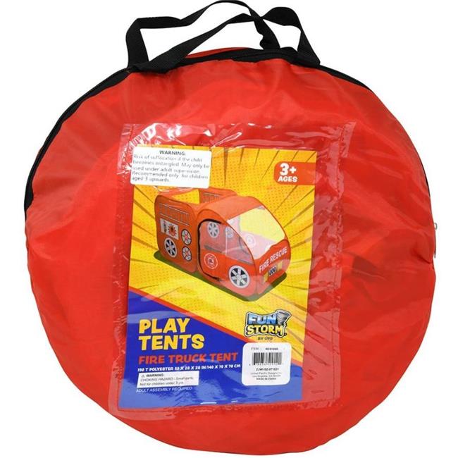 Fun Storm Fire Rescue Truck Play Tent - Case of 12