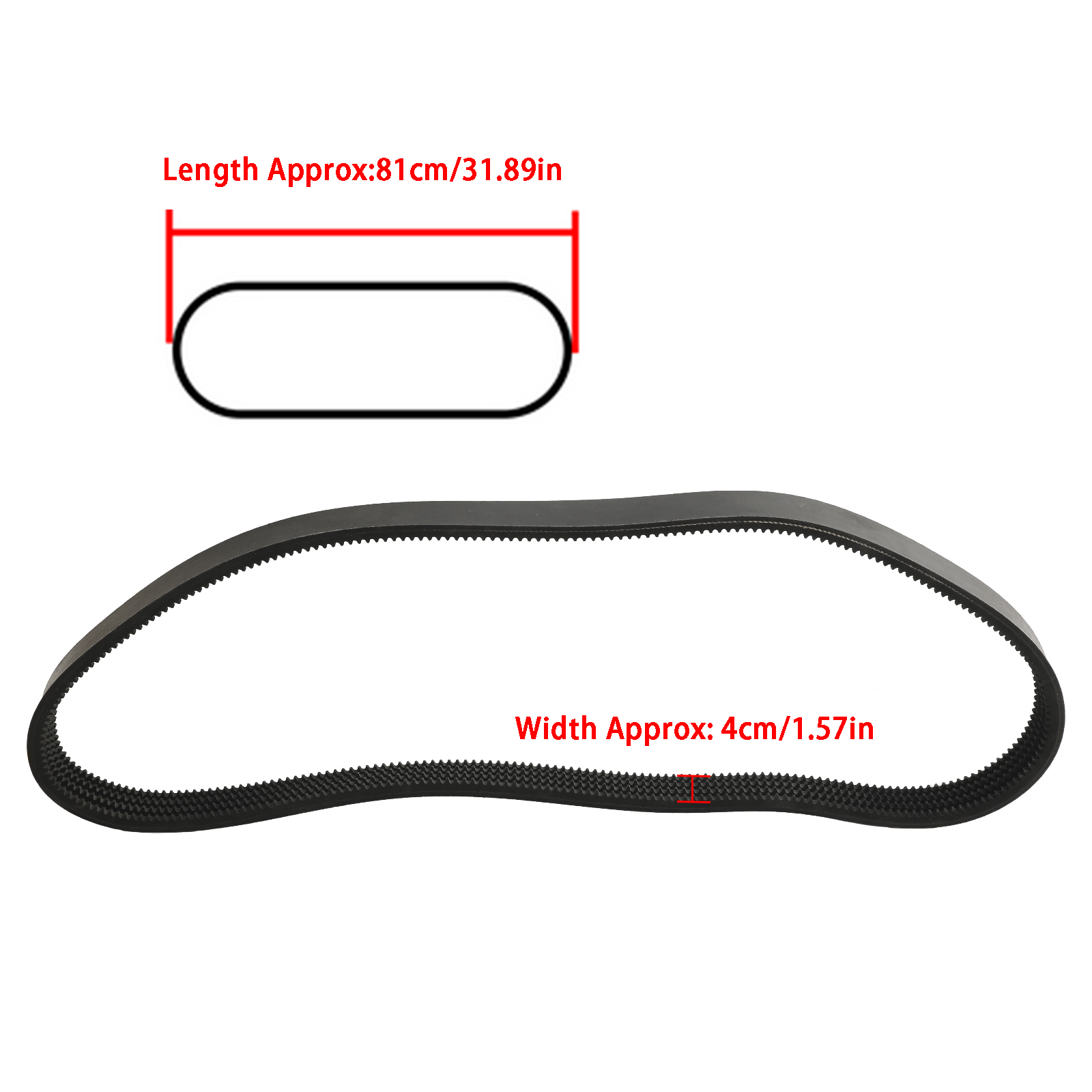 Bobcat Skid Steer S630/S650/T630/T650 Drive Pump Belt, Parts 7188792/7147859