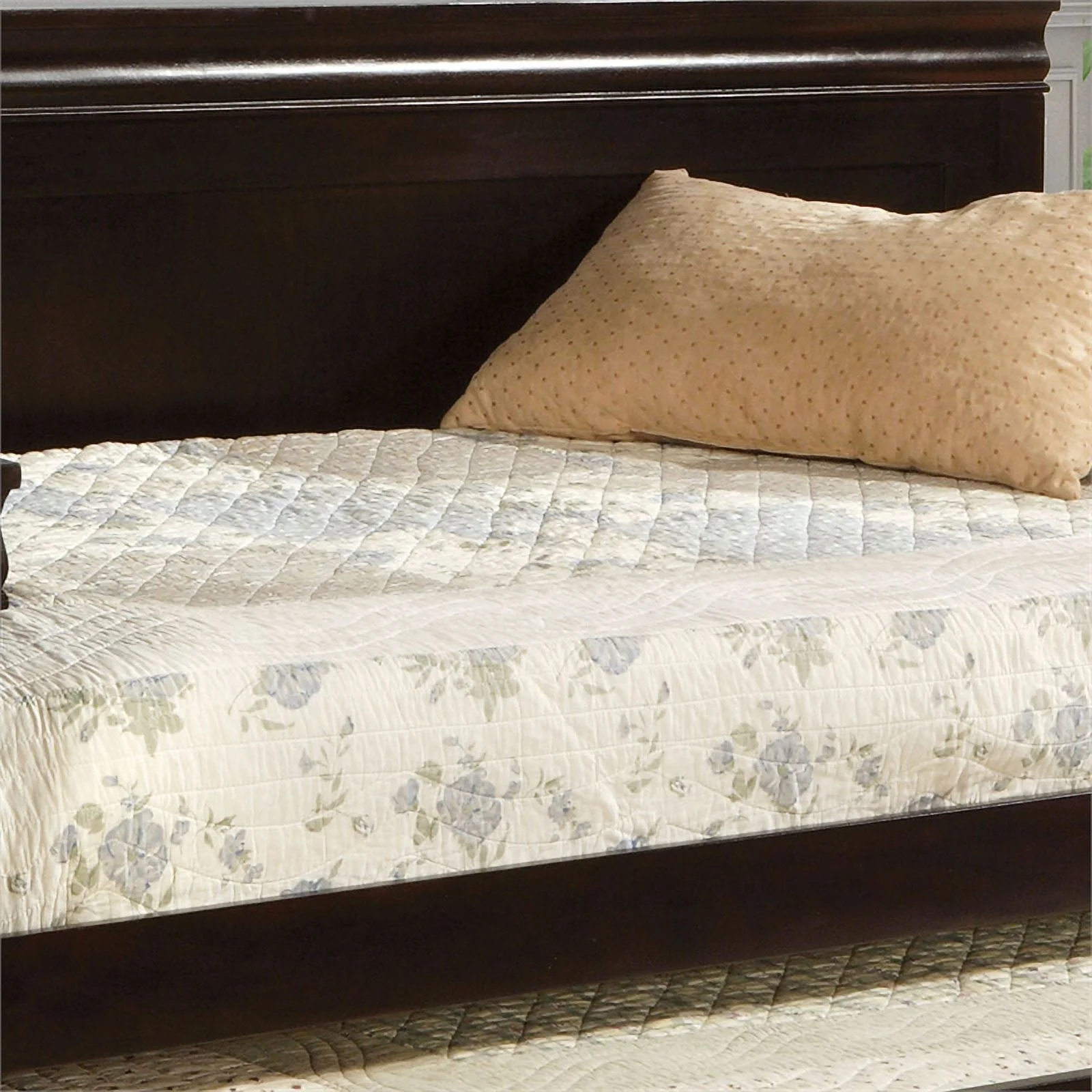 Furniture of America Liam Traditional Wood Twin Daybed with Trundle in Espresso