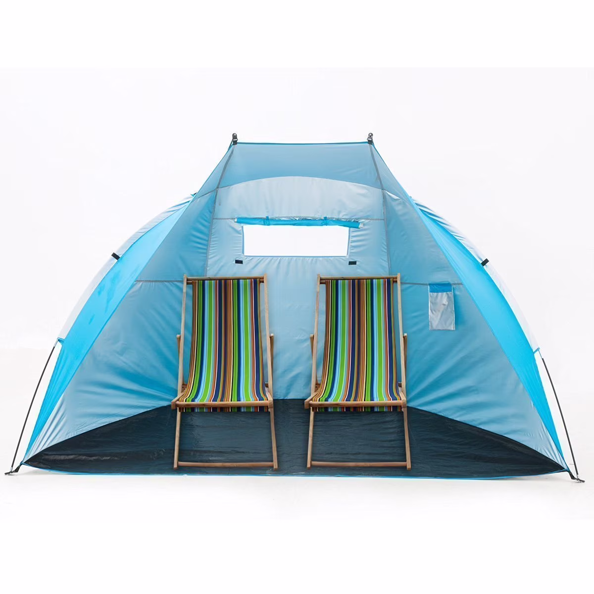 iCorer Outdoor Portable EasyUp Beach Cabana Tent Sun Shelter Sunshade, Blue