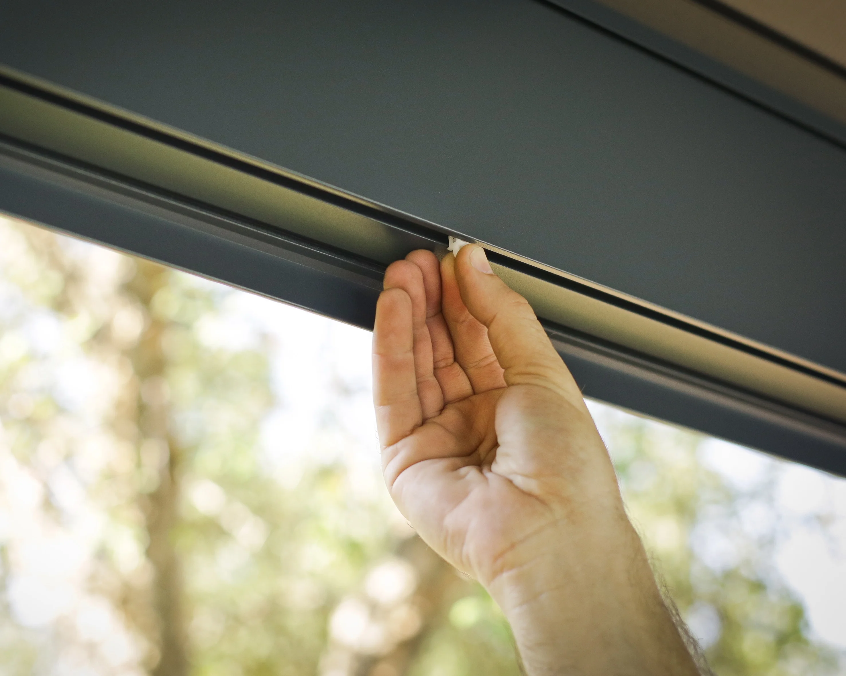 Palram - Canopia Dallas 4300 14' x 12' Polycarbonate/Aluminum Gazebo - Gray