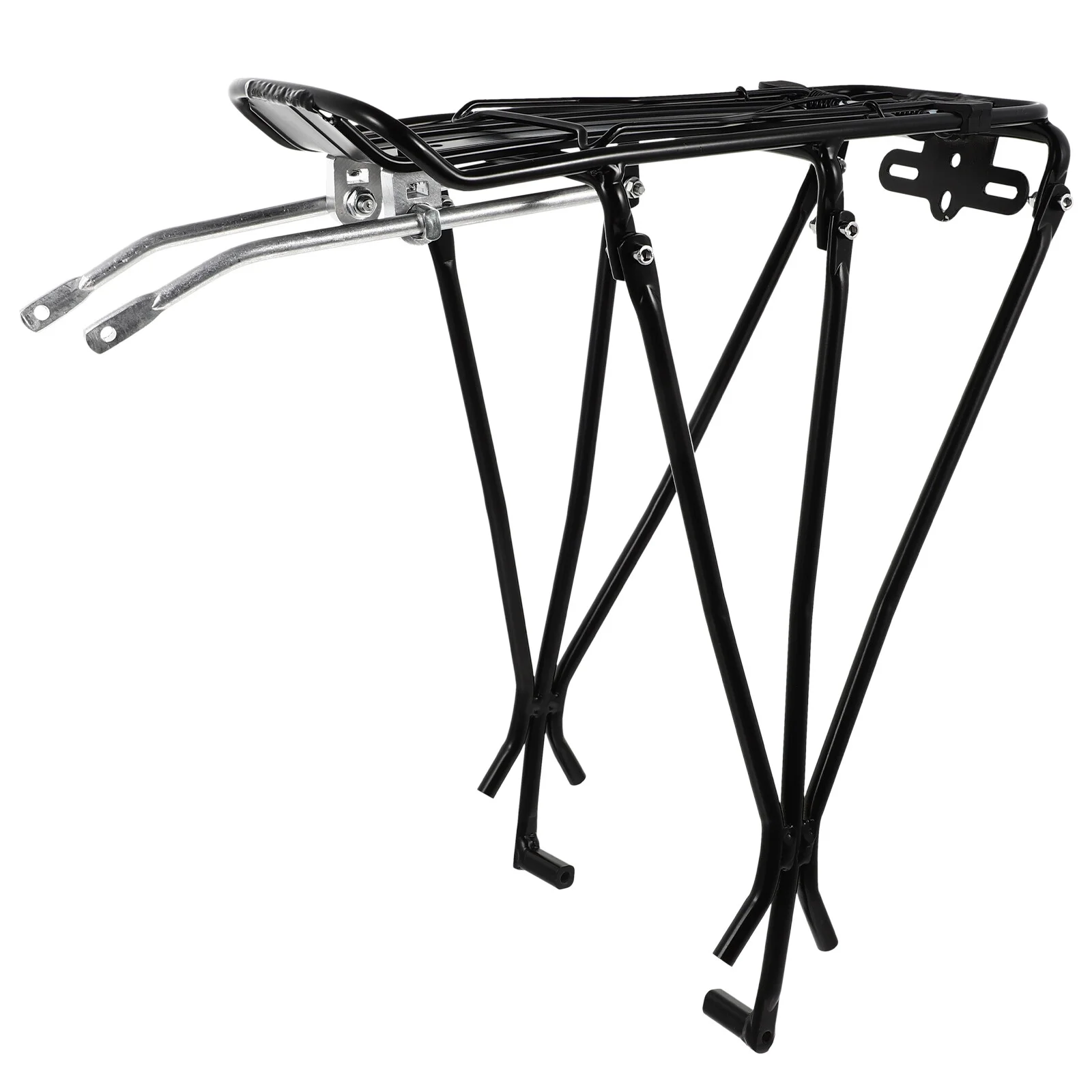 NUOLUX 1Pc Practical Cargo Rack Rear Rack Luggage Rack Flexible Carrier (Black)