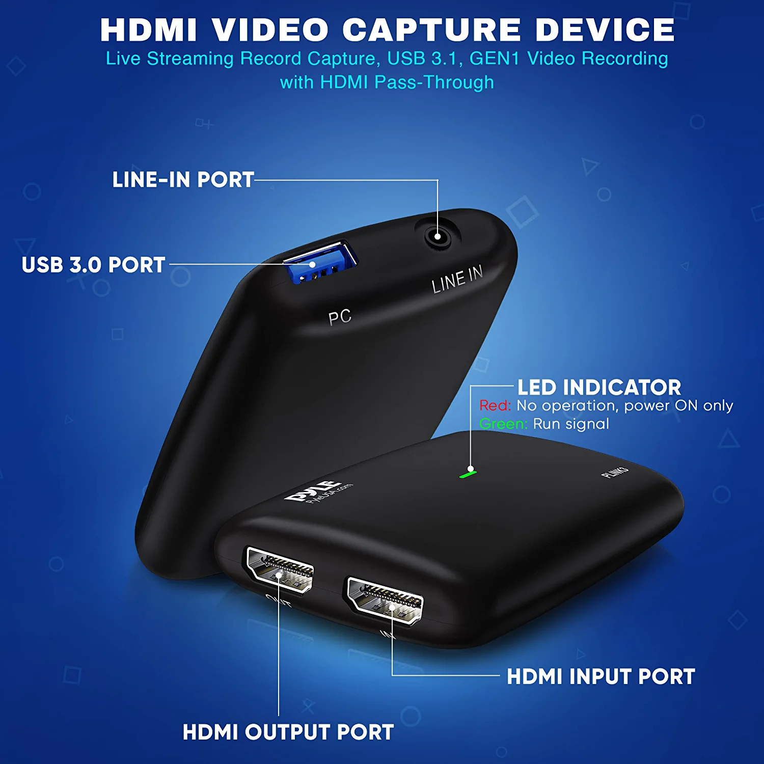 Gamelink RAW 4K USB HDMI Video Capture Device - Live Streaming Record Capture, USB 3.1 GEN Video Recording with HDMI Pass-Through