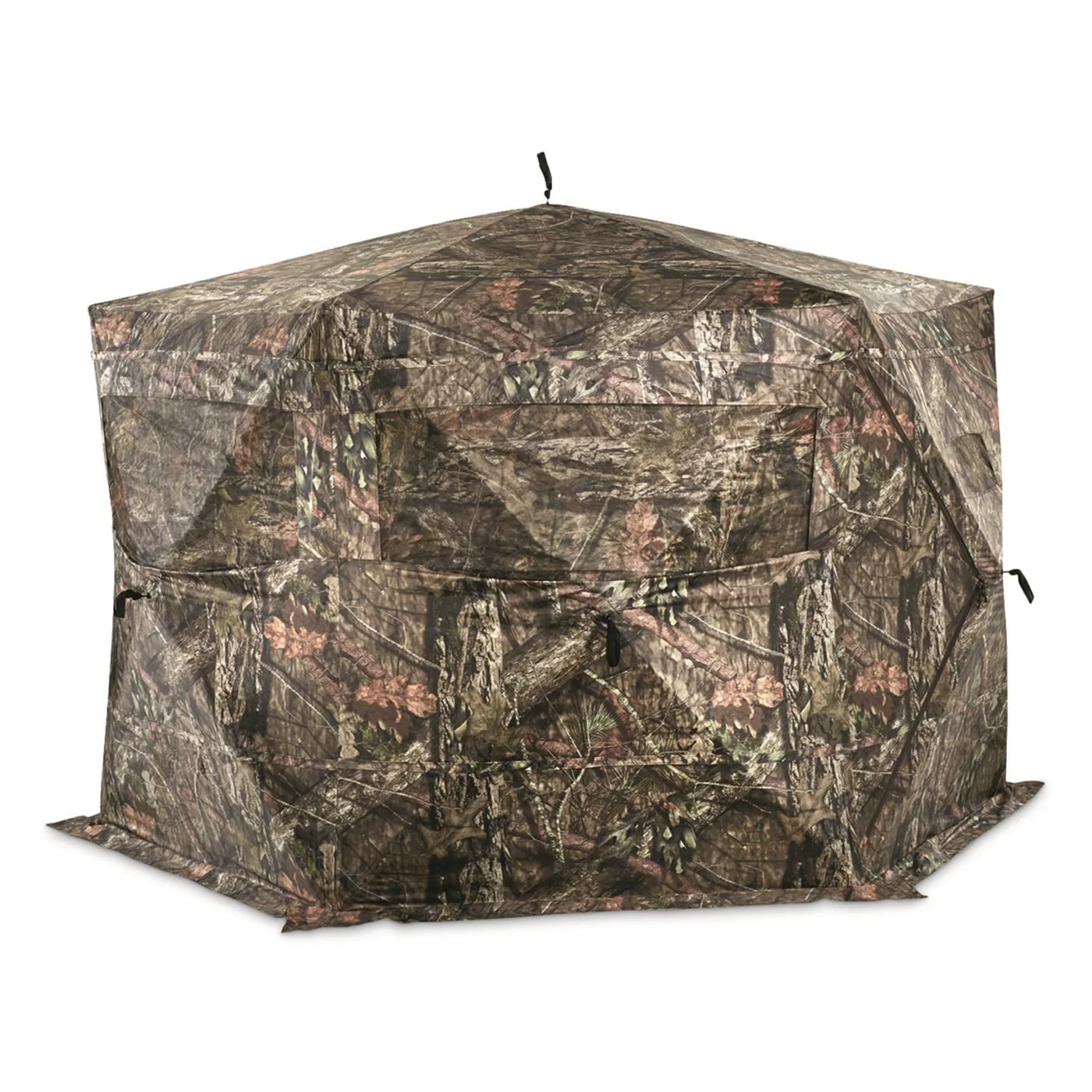 Guide Gear Educator Large Hunting Ground Blind, See-Through, 360 View, 3-4 Person Tent, Turkey, Duck, Deer Hunting Gear Equipment Accessories