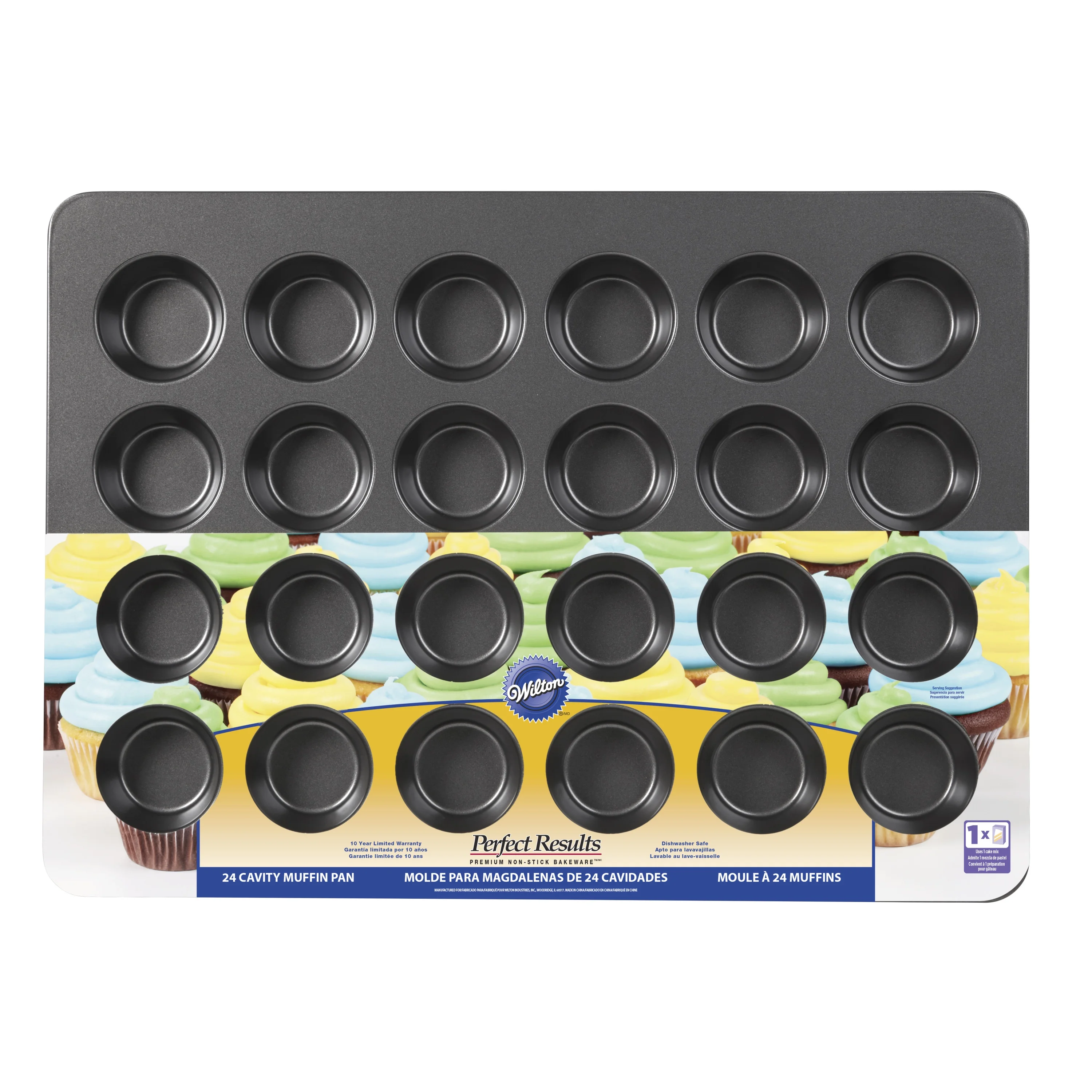 Wilton Perfect Results Mega Muffin Pan, 24-cavity