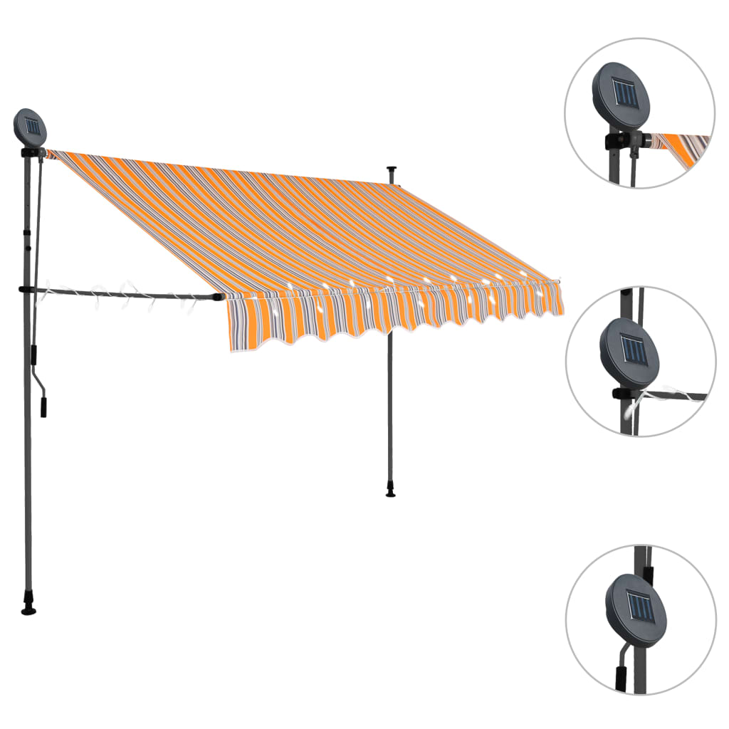 Aibecy Manual Retractable Awning with 98.4