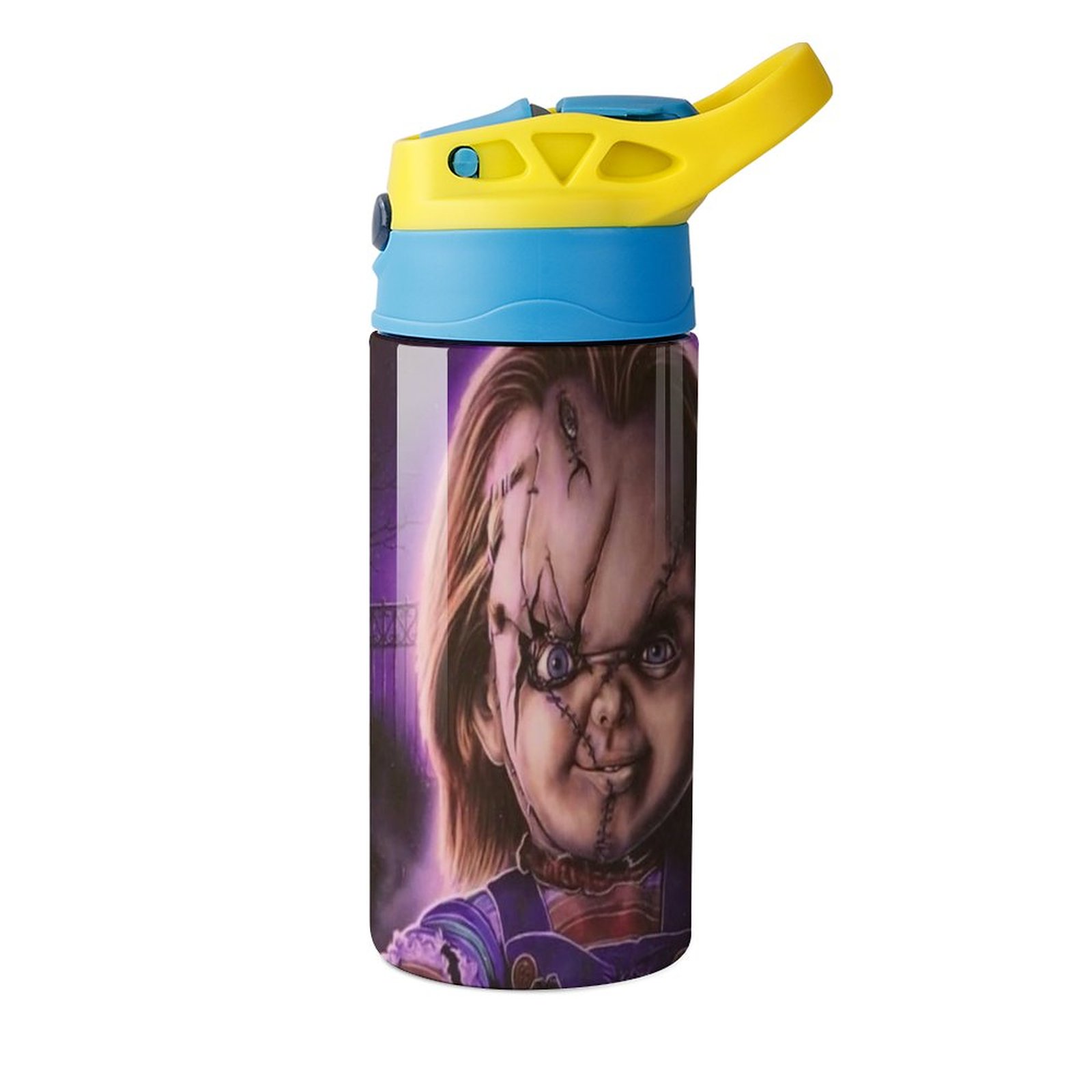 Bride Of Chucky Film Kid's Insulated Water Bottle With Straw Vacuum Stainless Steel Cup Leak-Proof Children Toddler Thermoses