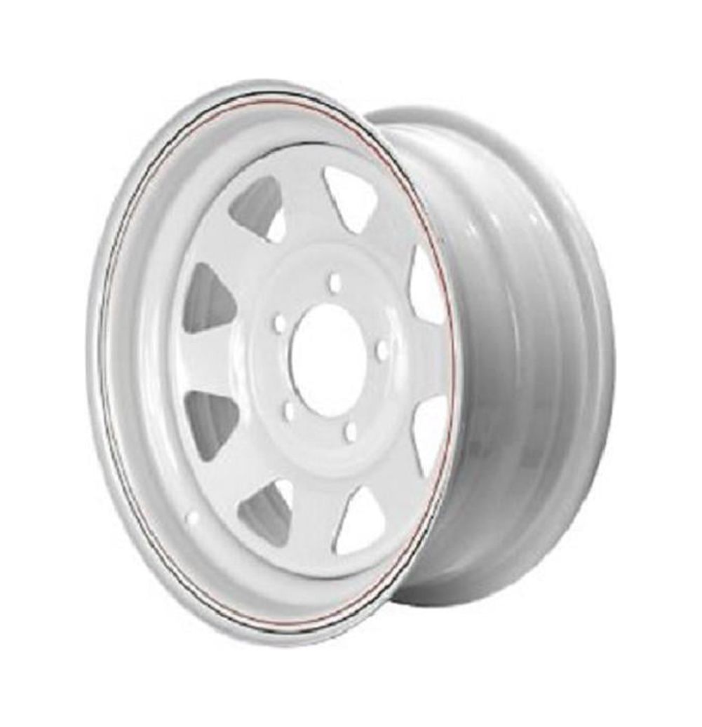 Load Star 20122 Trailer Wheel - 12in. x 4in. - White Stripe Rim