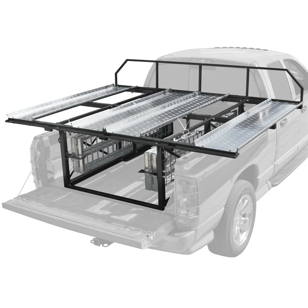 HaulAll Double ATV Drive-On Truck Rack with Loading Ramps