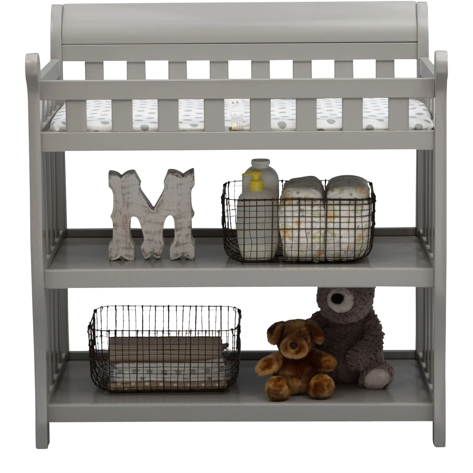 Delta Eclipse Changing Table Grey
