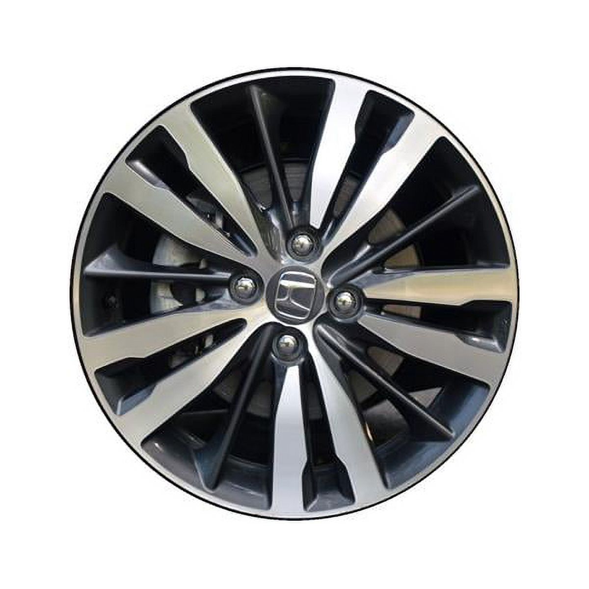 HONDA FIT 2015 - 2020 MACHINED BLACK Factory OEM Wheel Rim (Not Replicas)