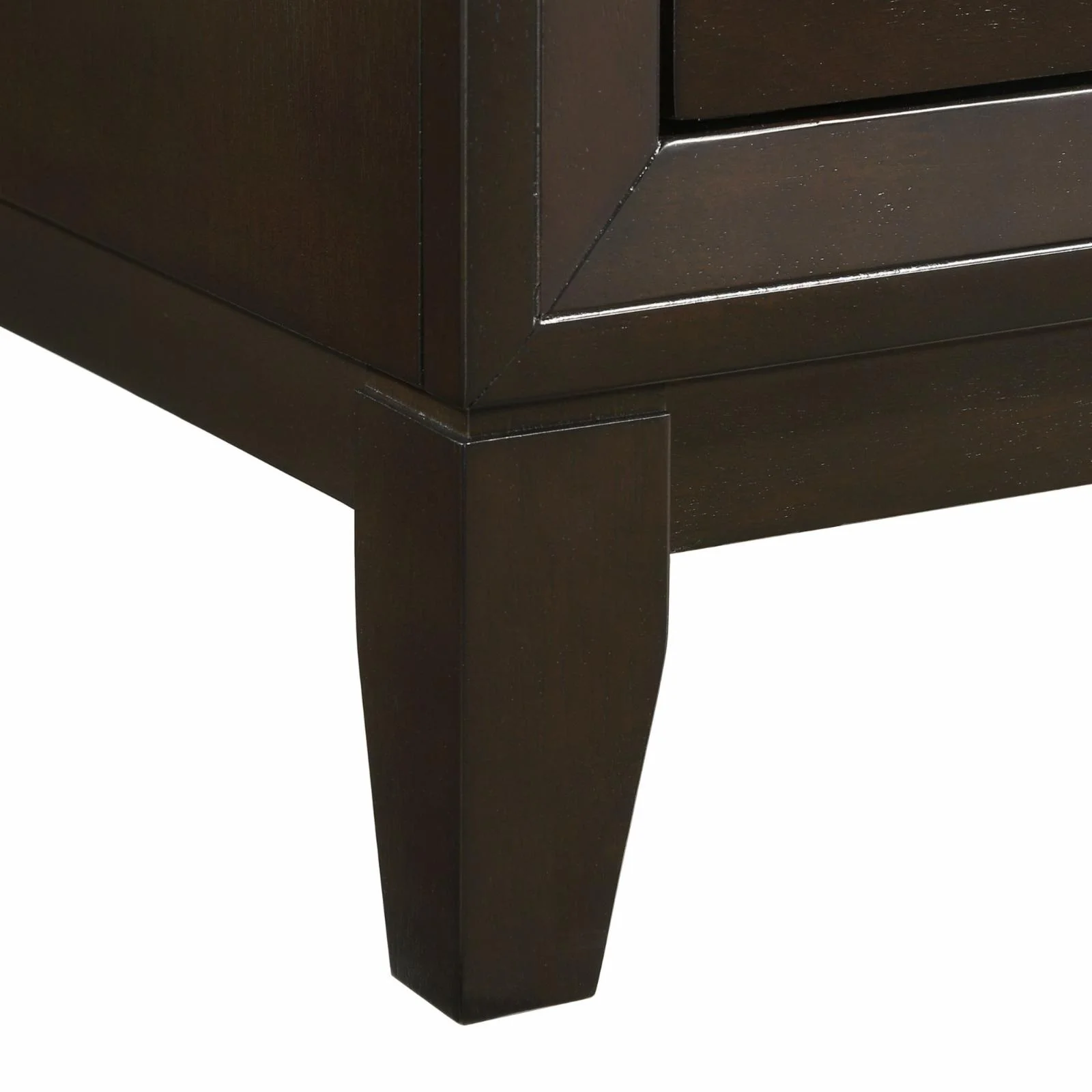 Picket House Furnishings Warren 2-Drawer Wood Nightstand in Merlot