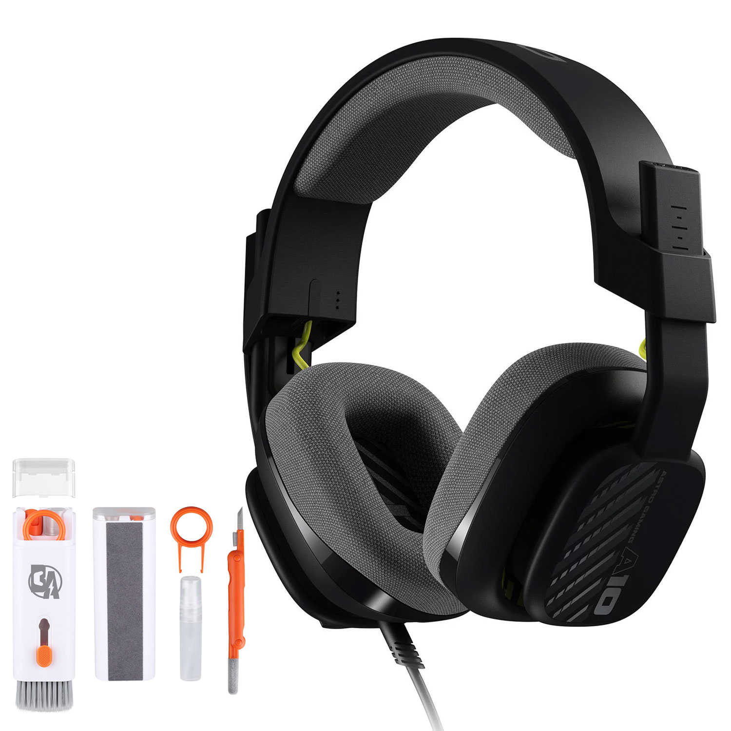 Astro Gaming A10 Gen 2 Wired Stereo Over-the-Ear Gaming Headset Black With Bolt Axtion Cleaning Kit Bundle Like New