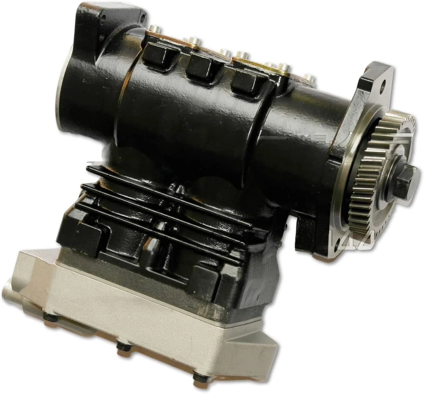 Seapple Air Brake Compressor With Gear 4945947 4945948 Compatible with Cummins 6CT8.3L Diesel Engine