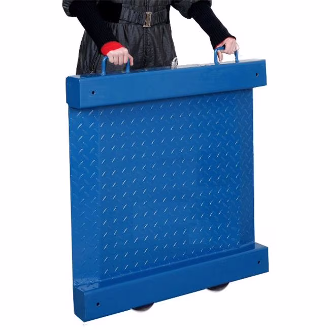 Optima Scales OP-917-PT-REC-2000 Low Profile Portable Drum Scale - 2000 x 0.5 lb.