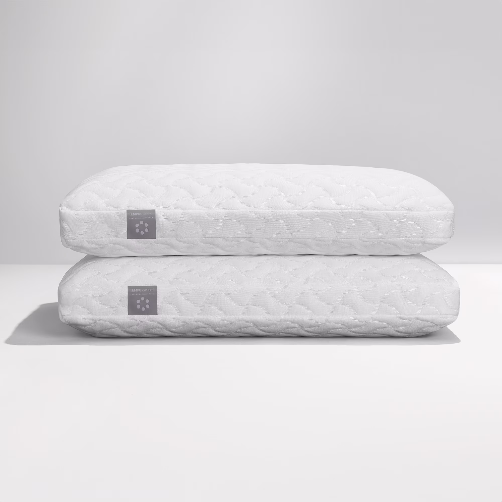 Tempur-Pedic Cloud Memory Foam Bed Pillow for Side and Back Sleepers, Queen, 2 Pack
