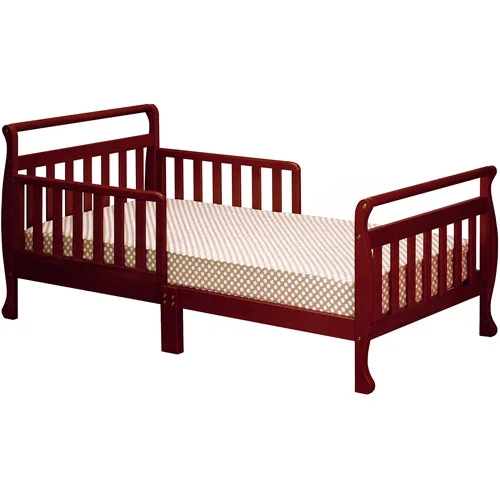 Athena Classic Sleigh Toddler Bed, Cherry