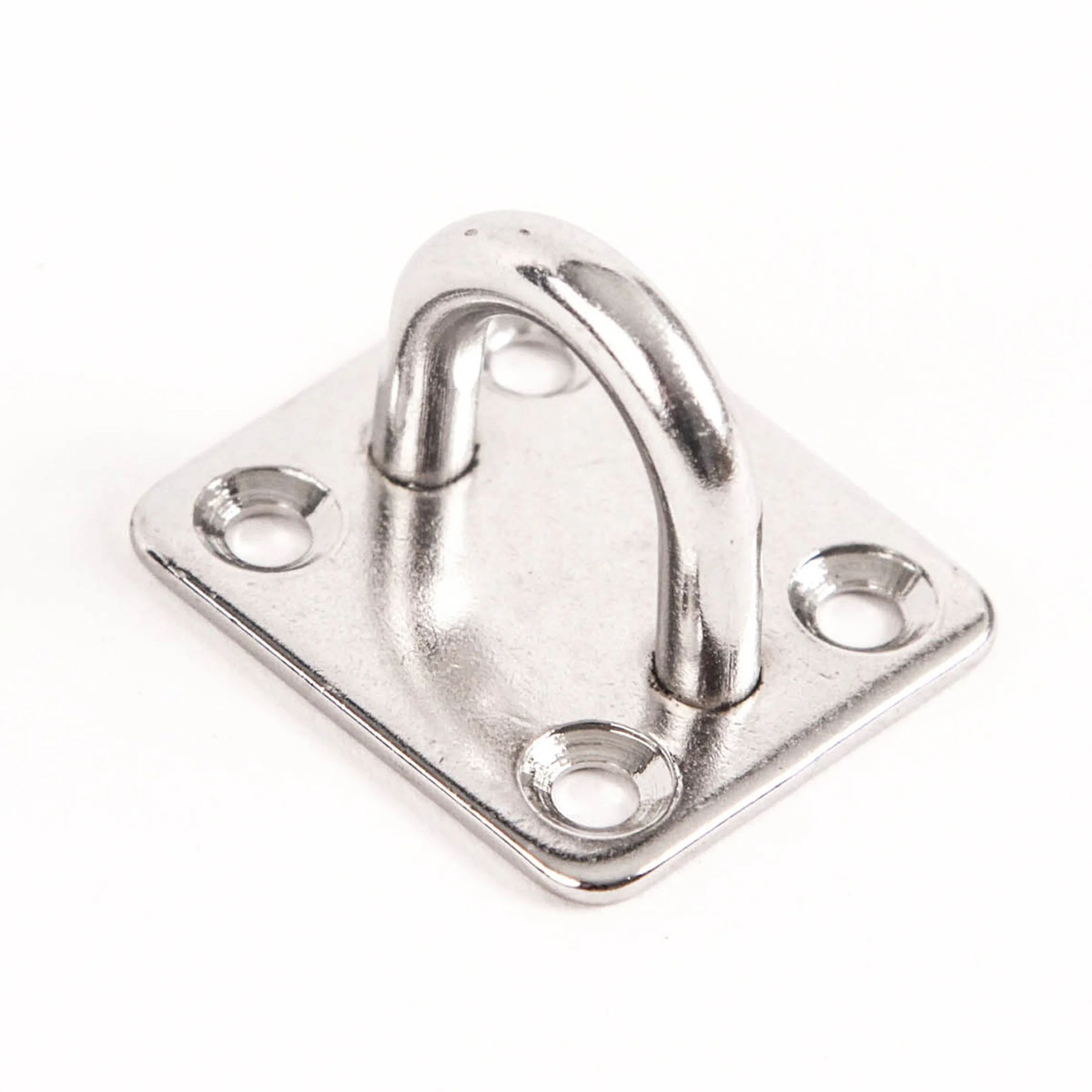 Red Hound Auto 24 Stainless Steel 316 6mm Square Eye Plates 1/4 Inches Marine SS Pad Boat Rigging