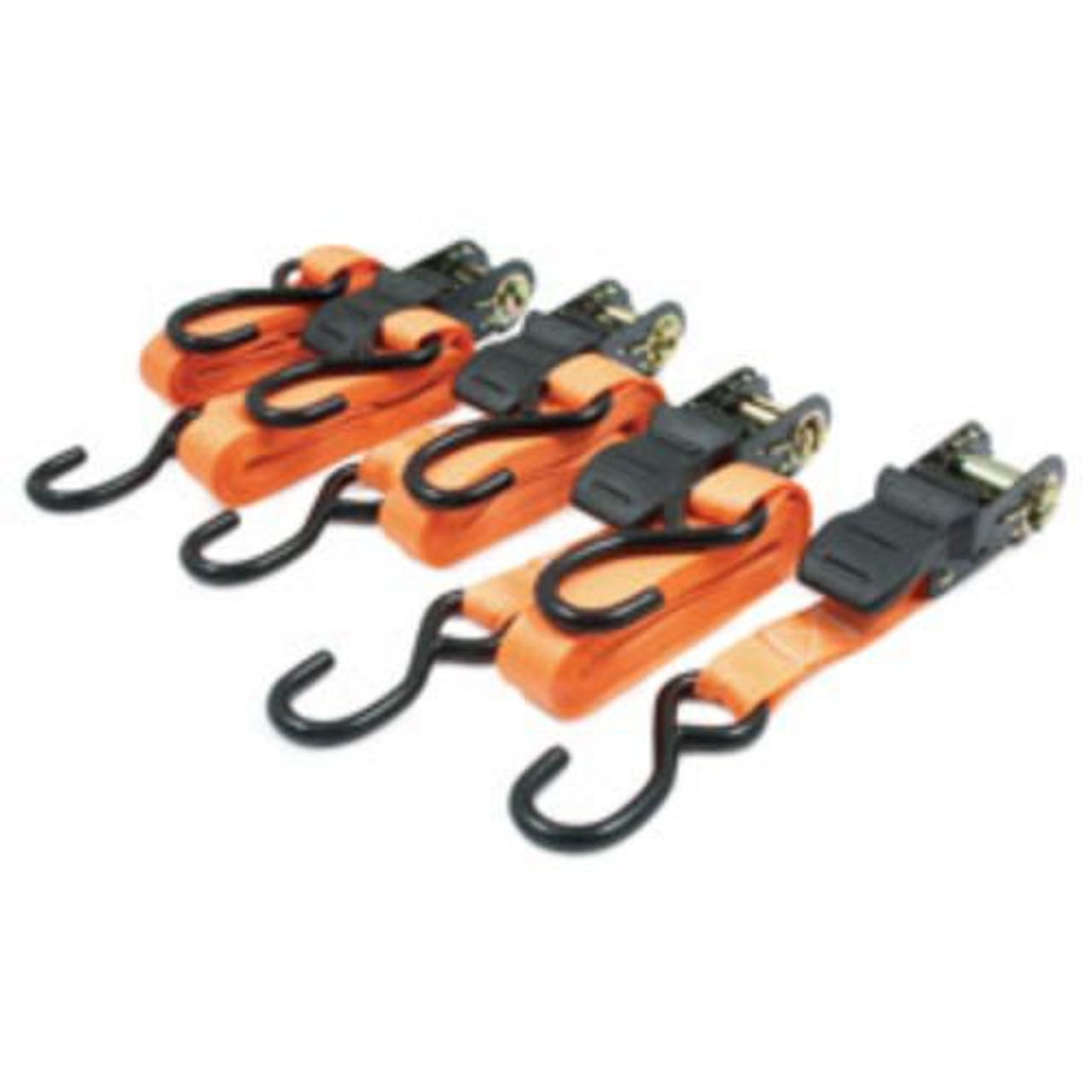 Roadpro Cargo Control RPRTD04R 4pc Ratchet Tie Down-orange