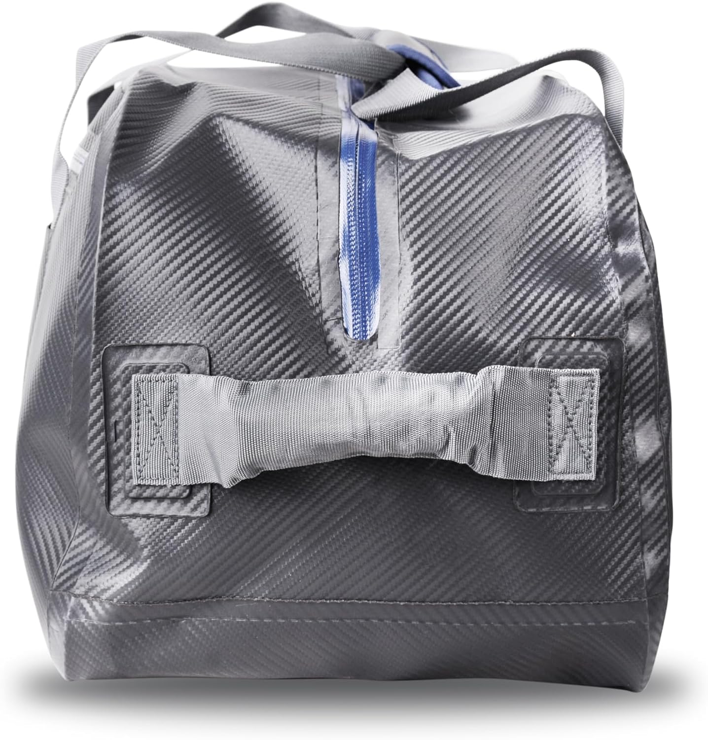 Mustad MB016 50 Liter 500D Tarpaulin Dry Duffle Bag, Dark Grey & Blue