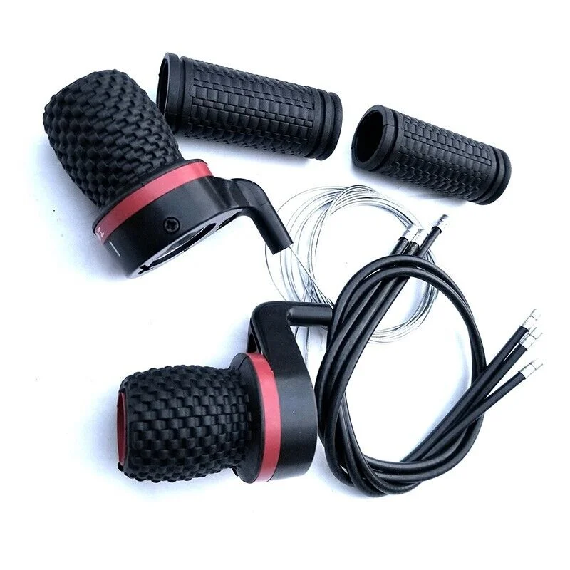 Bike Gear Shifter 21-Speed Shift Lever Cable Twisting Handlebar Grips For MTB