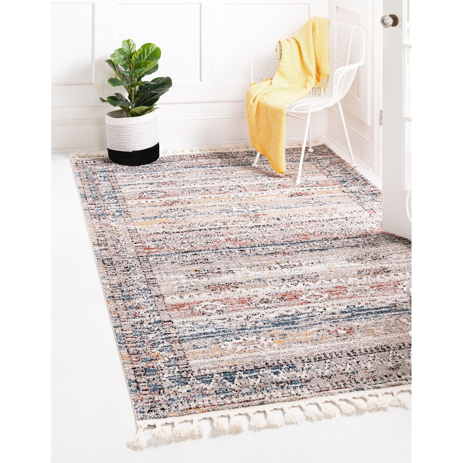 Contemporary Ariella Collection Area Rug 9'x12' - Multi