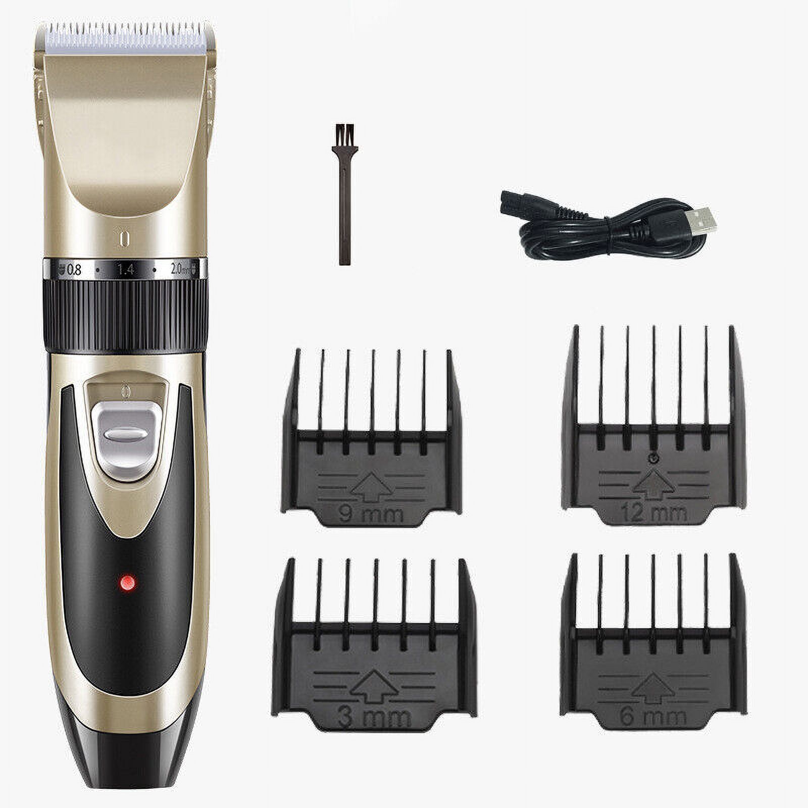Cat Dog Pet Grooming Kit Electric Hair Clipper Trimmer Set Rechargeable Cordless