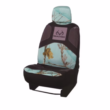 Realtree Signature Automotive Bucket Seat Cover - Lowback with removable headrest