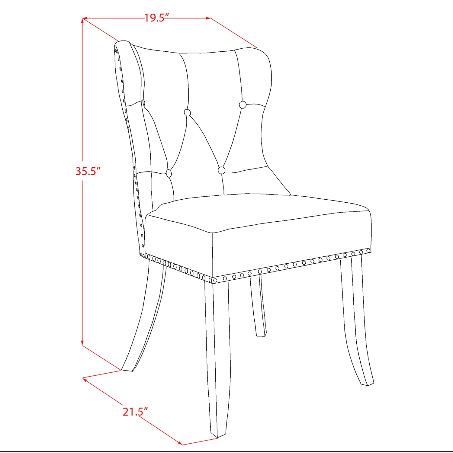 HomeStock Vintage Vogue 7Piece Dining Set