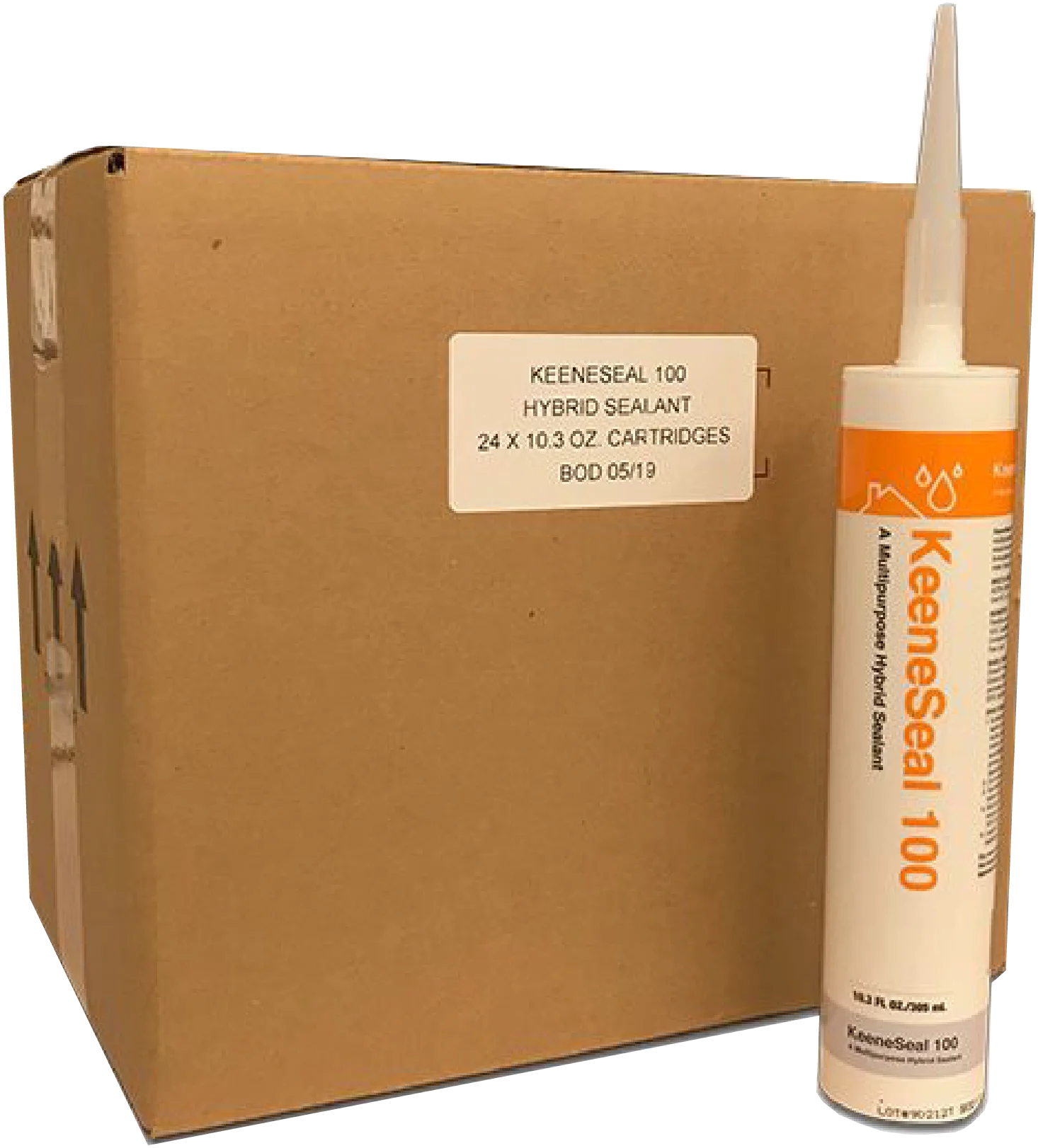 KeeneSeal 100 | Keene | 10.3 oz Tube | Case of 24 | Multipurpose Hybrid Sealant
