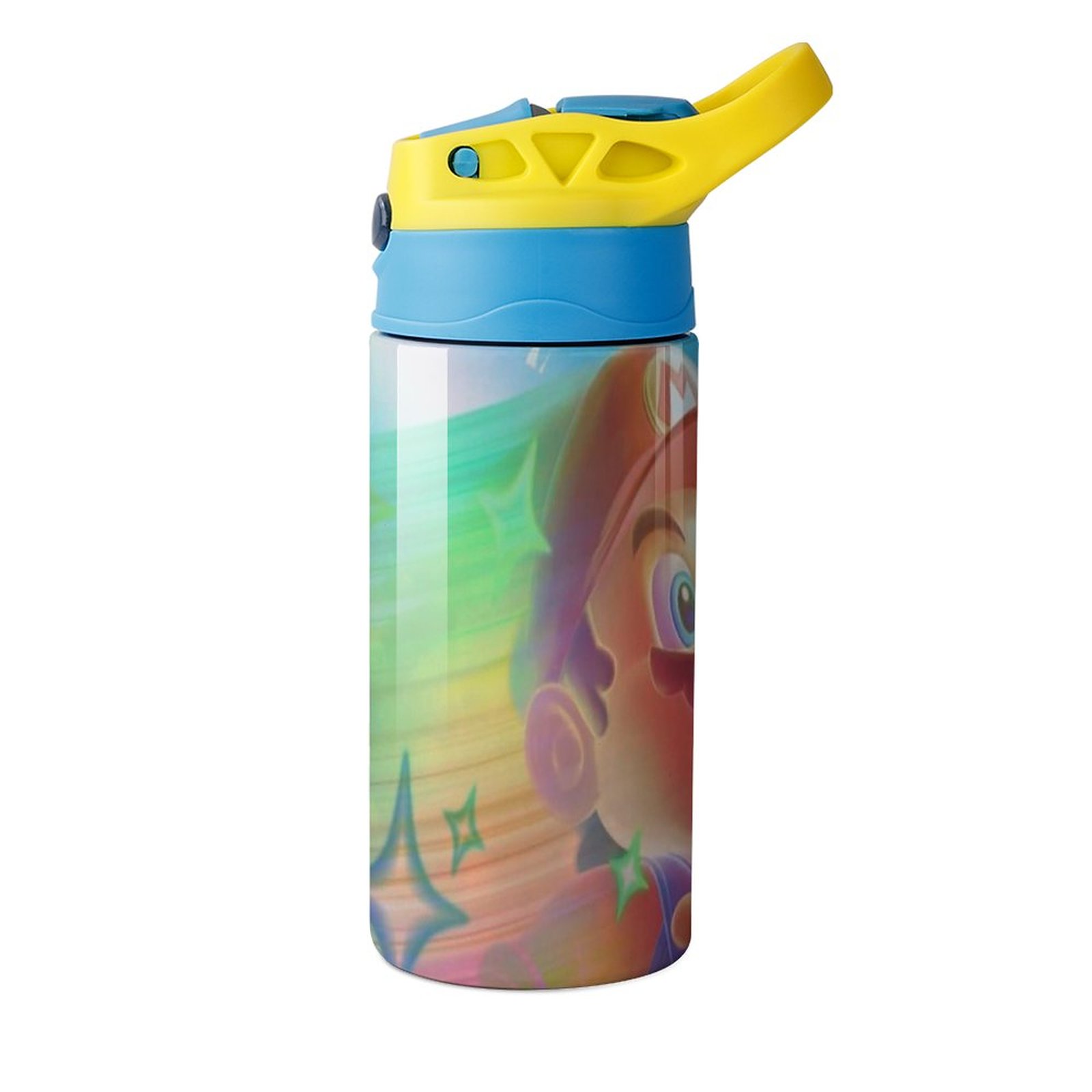 Mario Game Kid's Insulated Water Bottle With Straw Vacuum Stainless Steel Cup Leak-Proof Children Toddler Thermoses