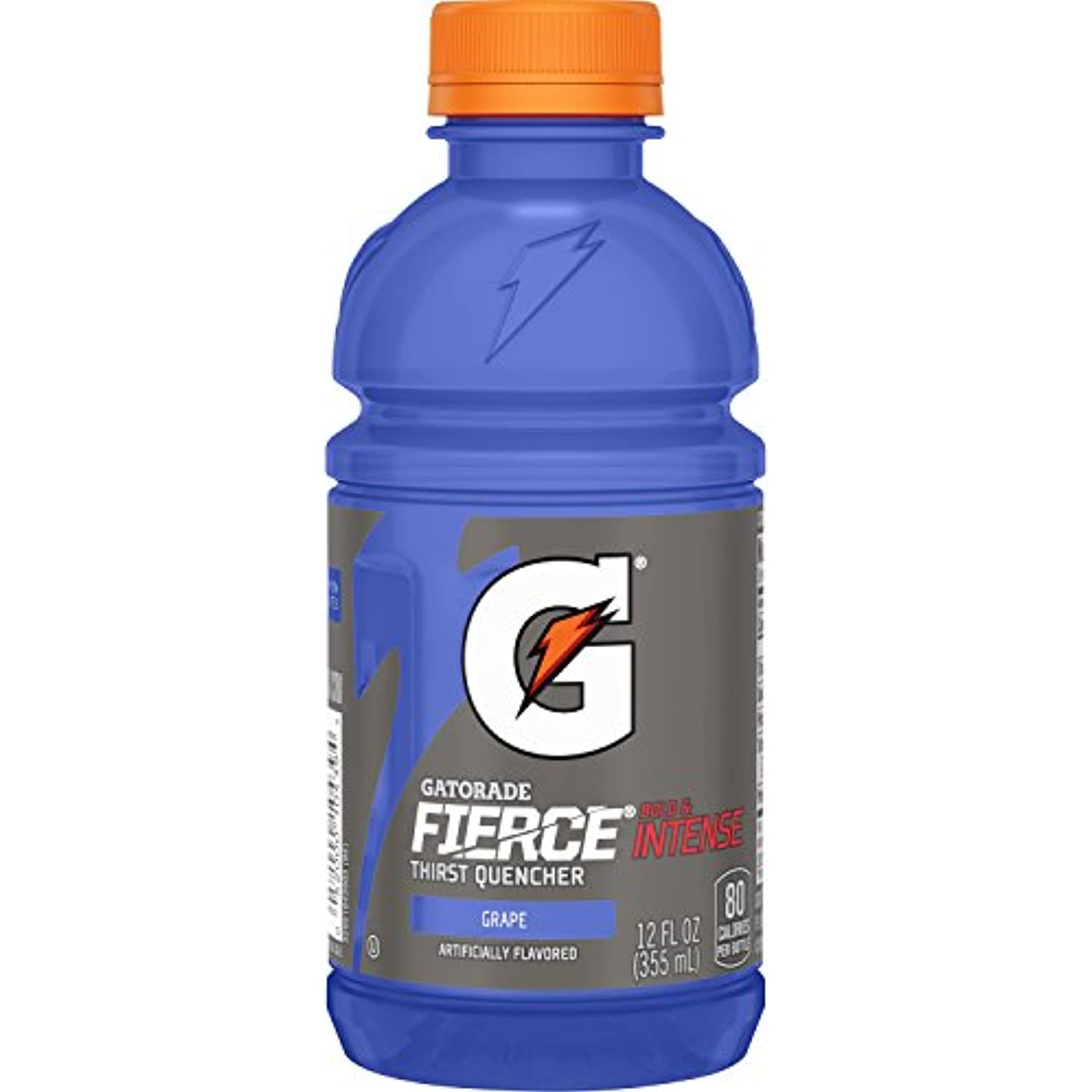 Gatorade Fierce Thirst Quencher, Grape, 12 Ounce Bottles (Pack Of 24)