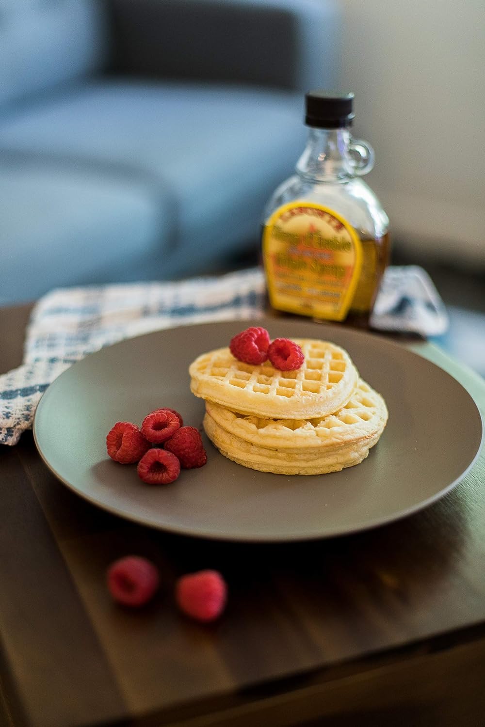 Durable Plastic Plate Set- BPA Free- Set Of 6 (Gray)