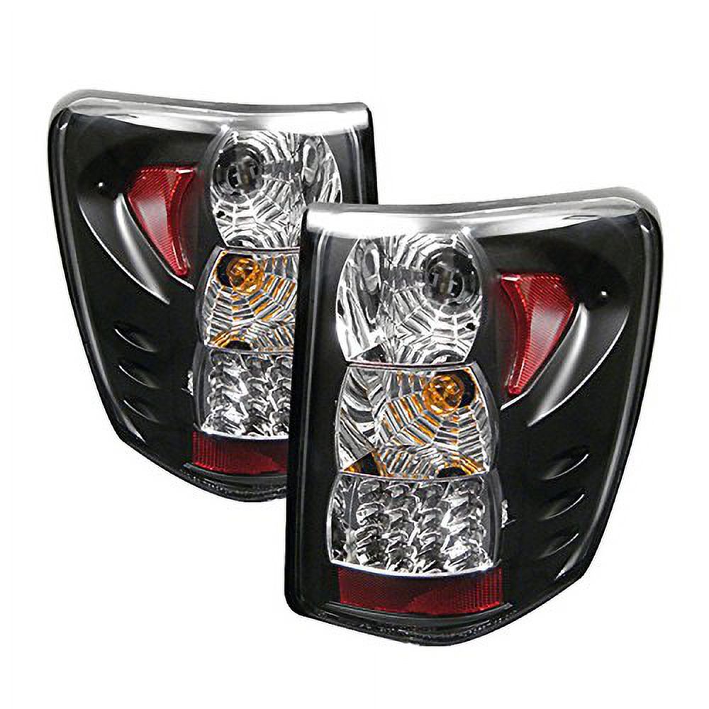 Spyder Jeep Grand Cherokee 99-04 LED Tail Lights Version 2 - Black