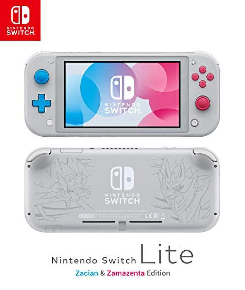 Nintendo Switch Lite Console, Zacian & Zamazenta Edition