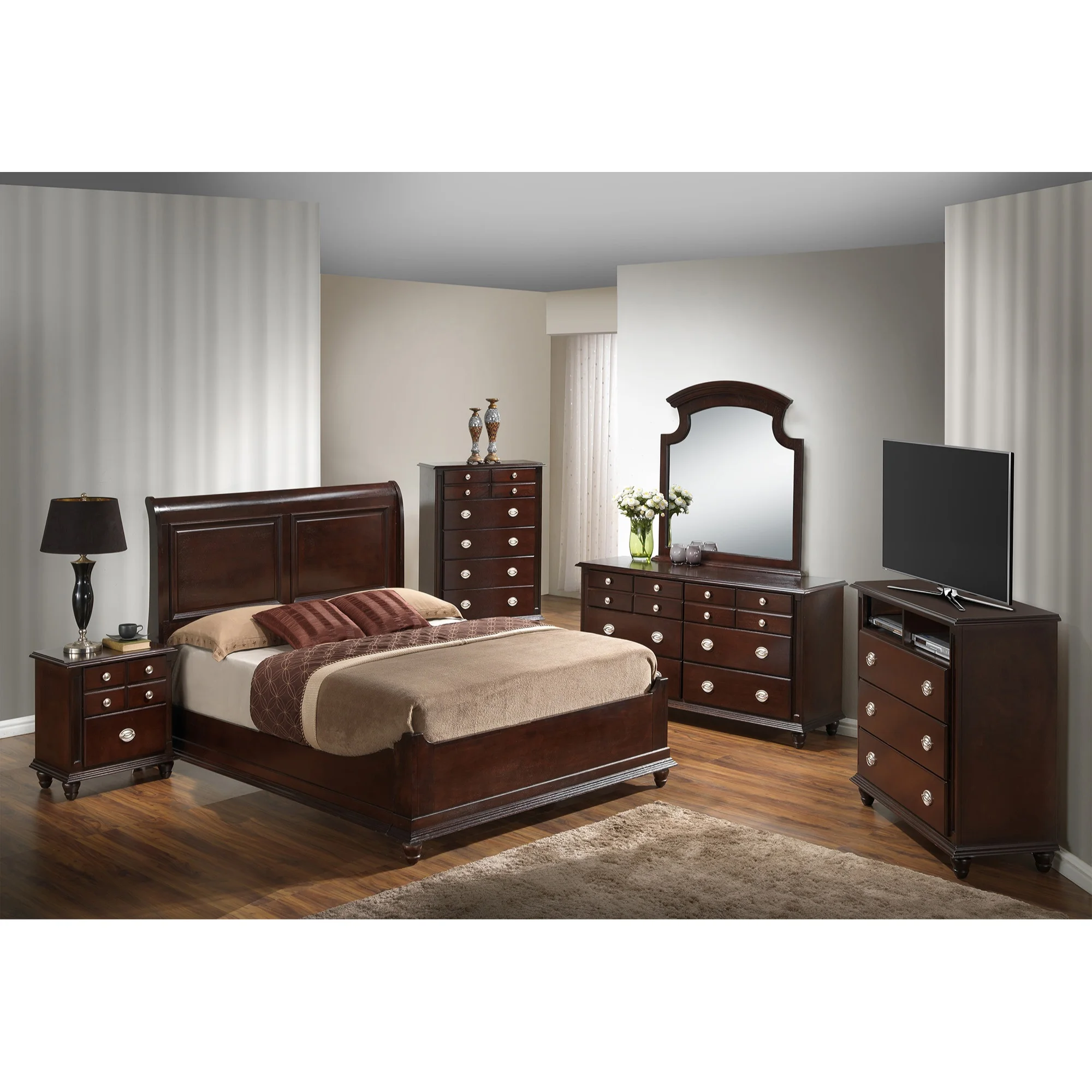 Passion Furniture Summit Cappuccino 3-Drawer Chest PF-G5950-TV