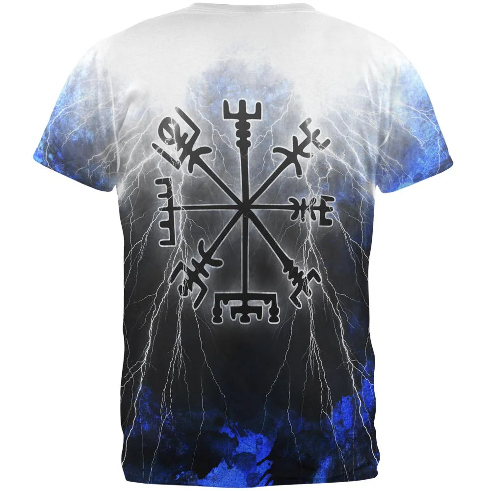 Vegvisir Nordic Viking Storm Compass All Over Mens T Shirt Multi LG