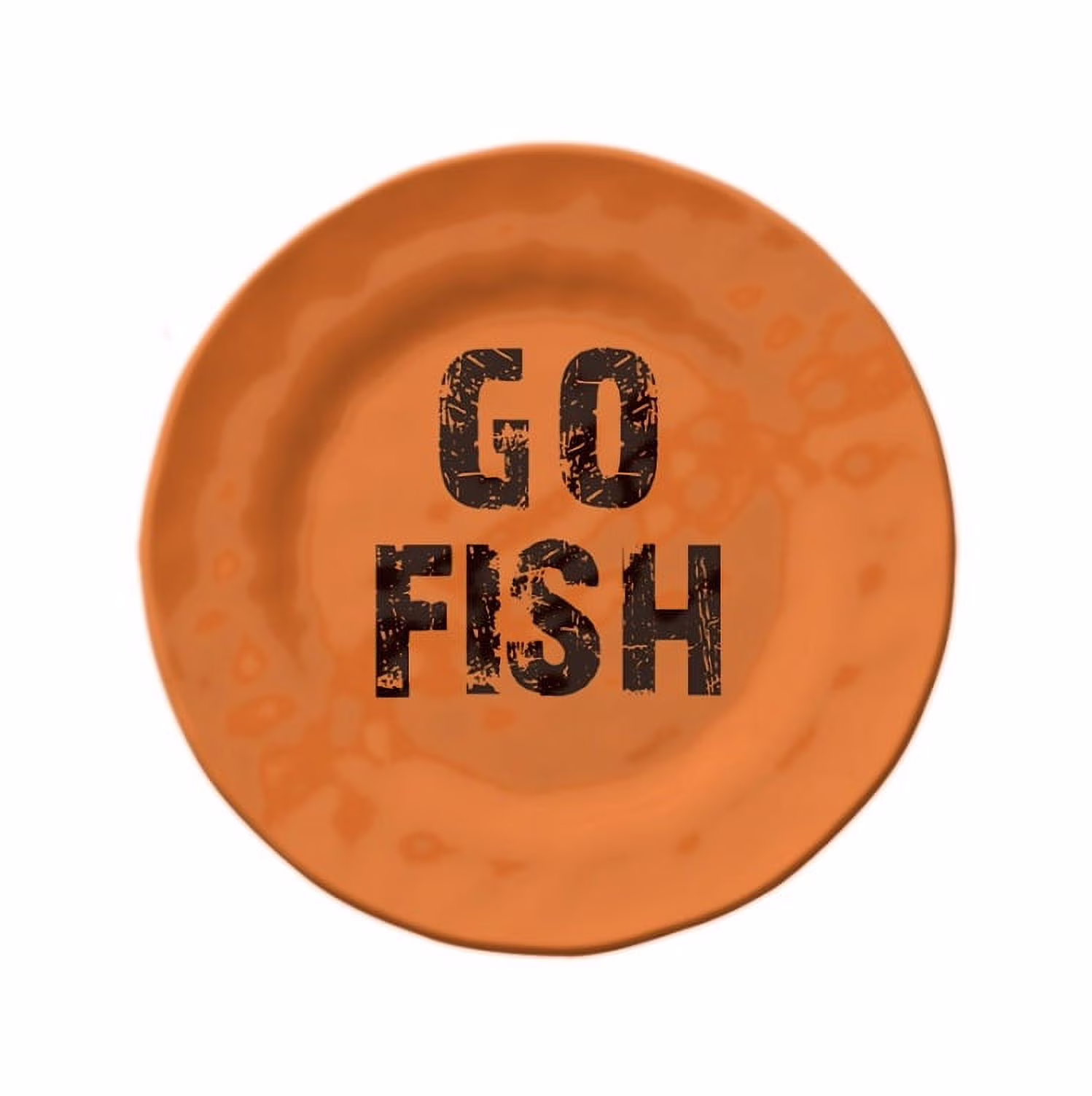 Merritt - Melamine Round Salad Plate - Go Fish - 8.5