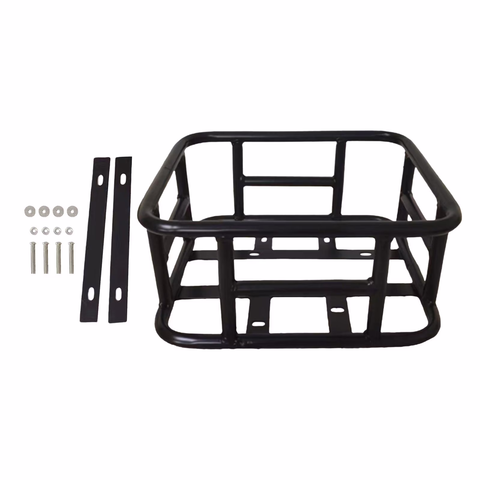 Large Capacity Iron Cargo Rack Bag - Sturdy Rear Bike Basket for Convenient Storage Easy Installation, Durable & Lightweight A Must-have Mountain Bike Accessory