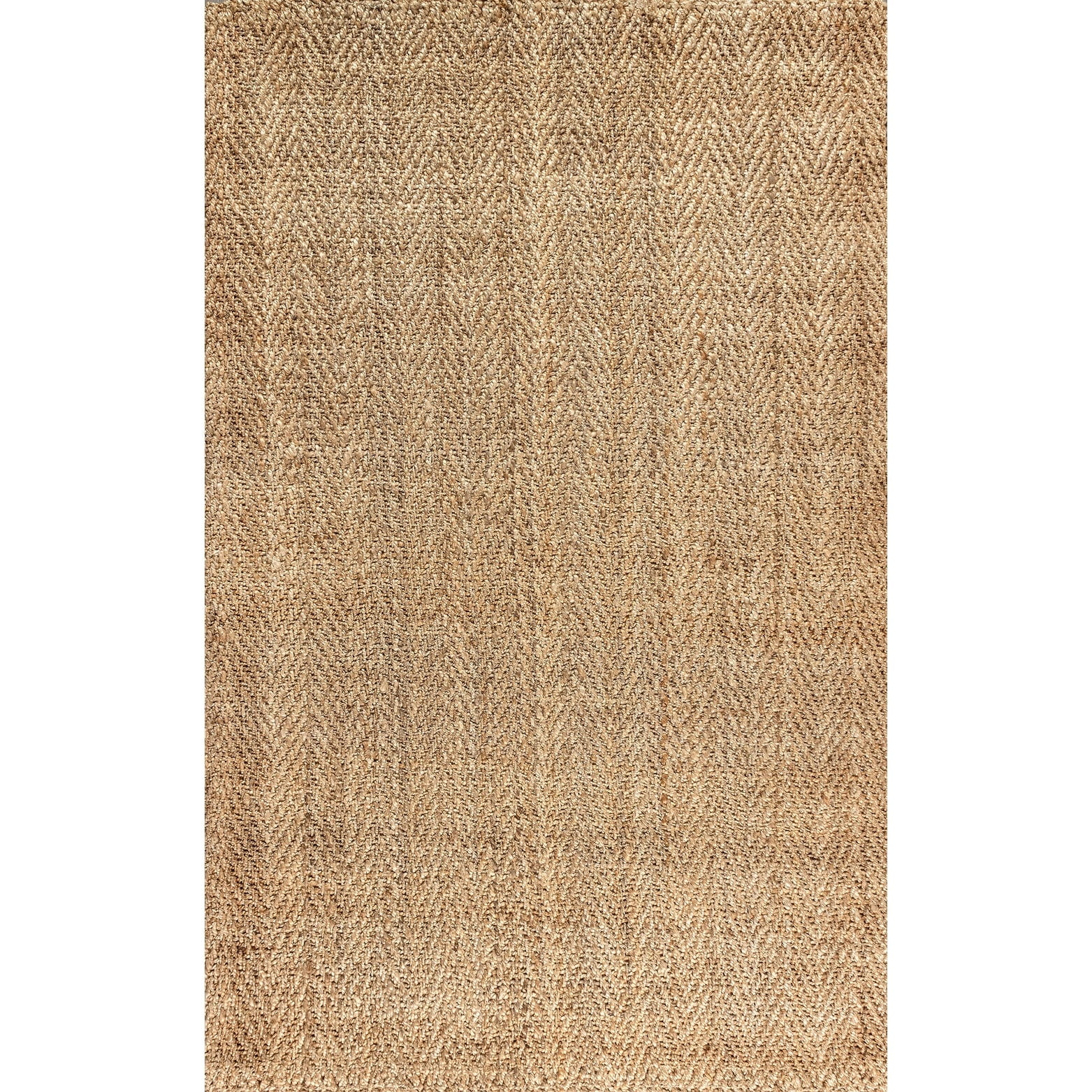 JONATHAN Y JONATHAN  Y Estera Hand Woven Herringbone Chunky Jute Area Rug 2 X 8
