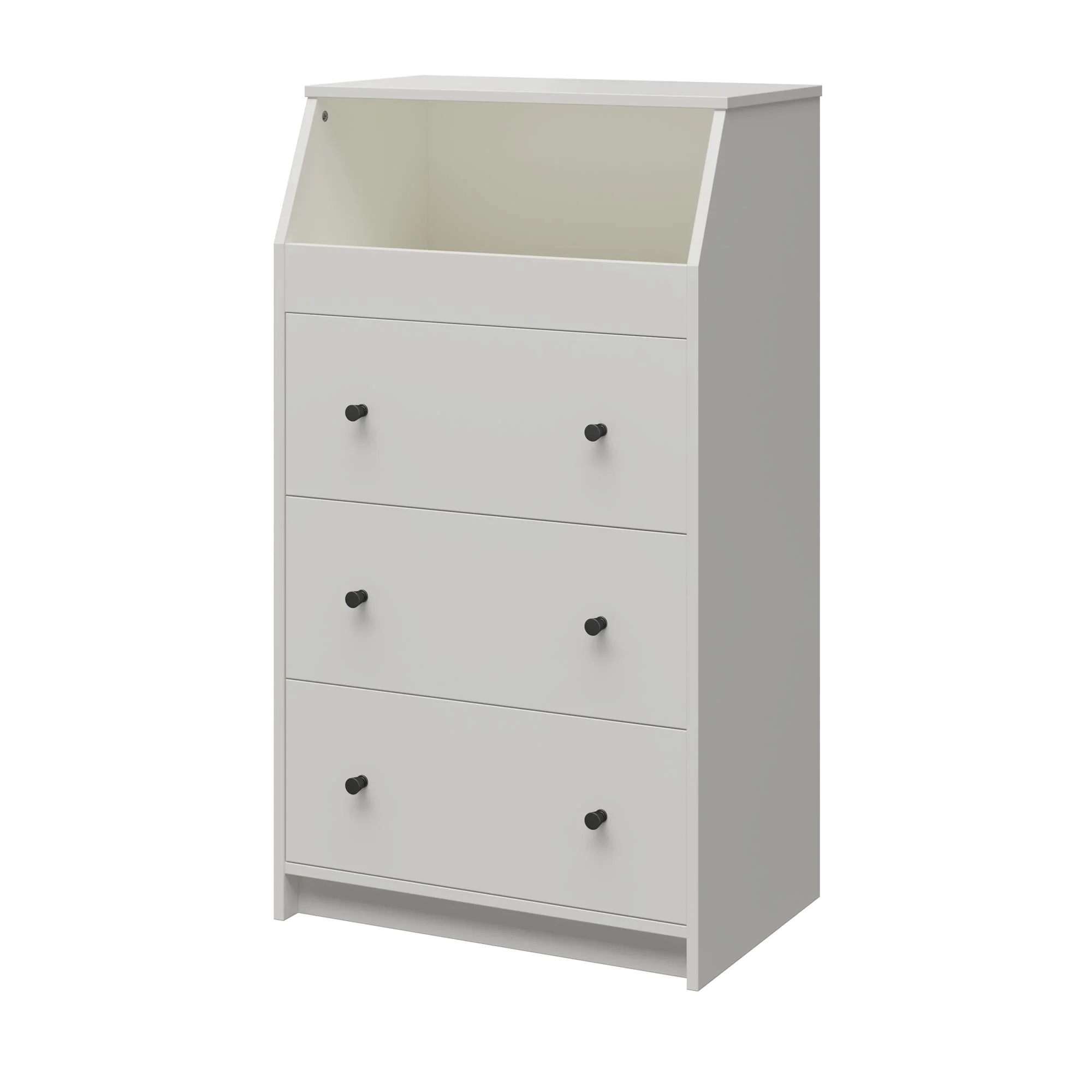 Ameriwood Home The Loft 3 Drawer Dresser, White