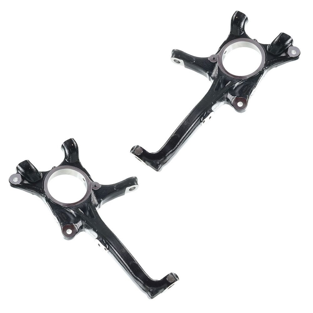 2X Front L&R Steering Knuckles For 2008-2015 Lx570 2008-2015 Land Cruiser