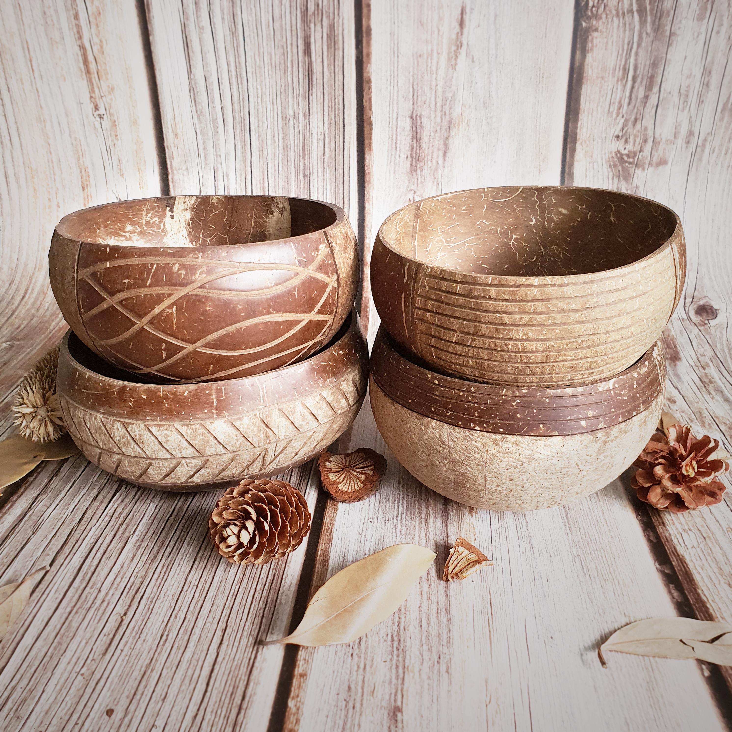Rainforest Bowls Art Bowls Combos: Earth & Sand Bowls Set