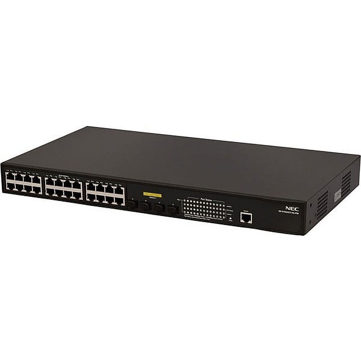 NEC-B02014-F1006 QX-S1024GT-4G-PW, 24 x 1 Gigabit PoE por