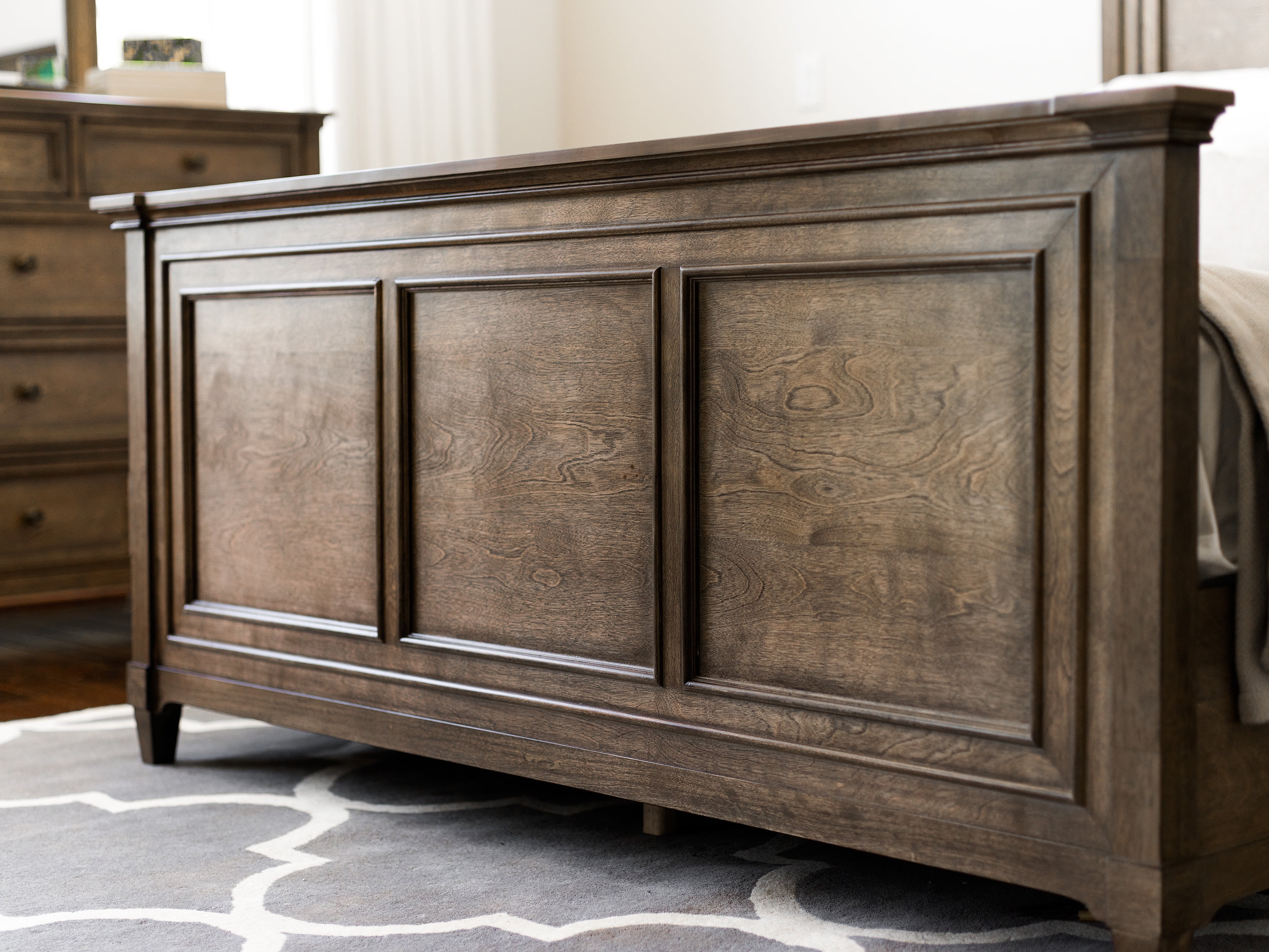 Devon & Claire Joanna Weathered Oak Queen Bed