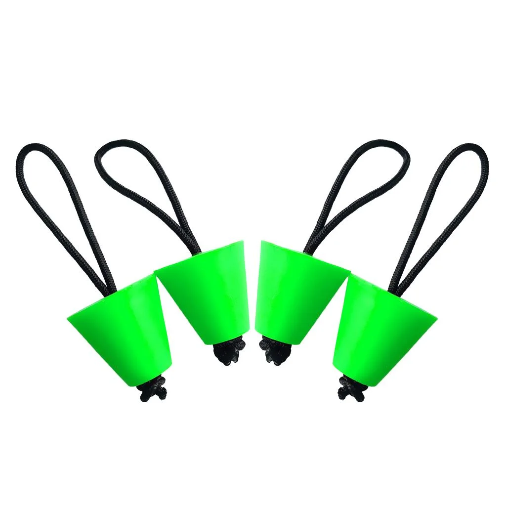 8 Pieces Rubber Universal Kayak Scupper Drain Holes Stopper Bungs & Pull Cord - Universal Fits Most Kayak Canoe Boat