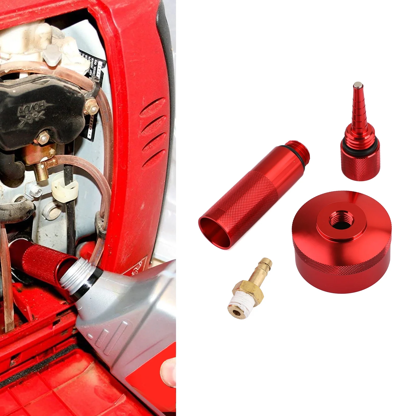 Motor Genic Extended Run Gas Cap Mess Free Oil Change Funnel For Honda Generator EU2000I