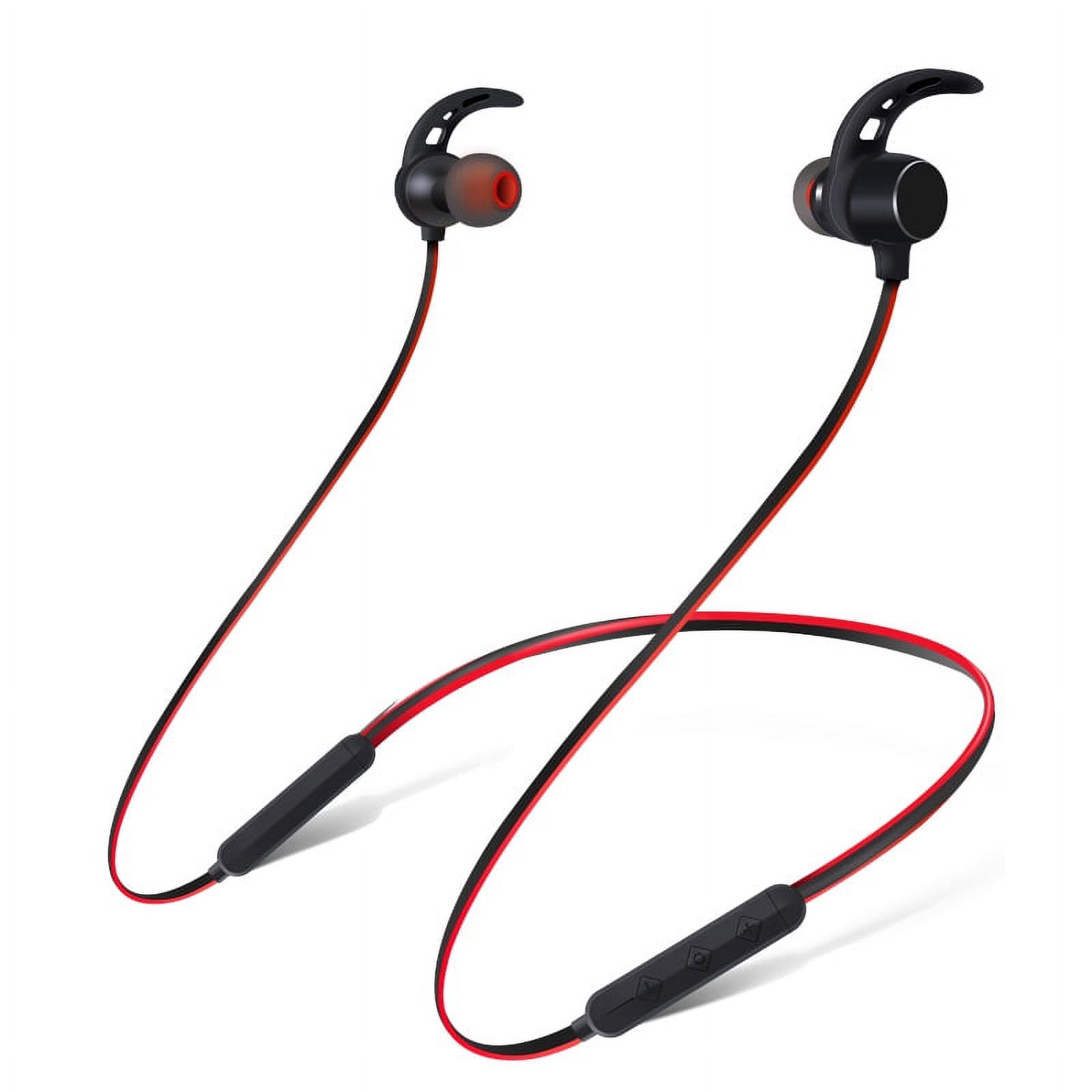 ARTISTE Bluetooth Wireless Earphone with Magnet Mic Anti-Jam Heavy Bass Sweatproof Sport Earbuds Compatible with Android iOS Smart Phones,Tablet, Laptop, PC, MP3, MP4